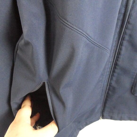 Seattle Seahawks NFL GIII G-III Apparel Carl Banks Front Zip Collar Jacket Navy - Picture 4 of 11